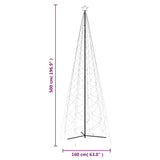 Christmas Cone Tree Colourful 1400 LEDs 160x500 cm