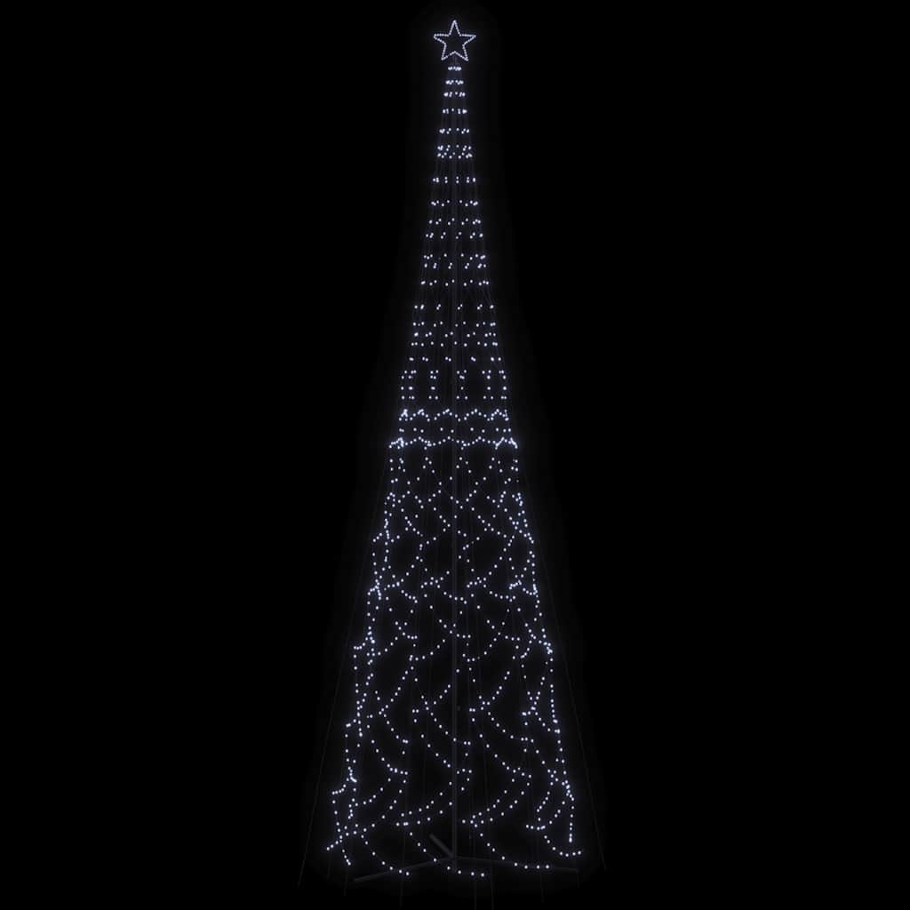 Christmas Cone Tree Cold White 3000 LEDs 230x800 cm