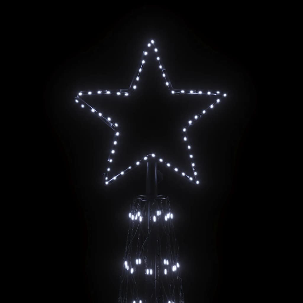 Christmas Cone Tree Cold White 3000 LEDs 230x800 cm