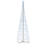 Christmas Cone Tree Blue 3000 LEDs 230x800 cm - Front View