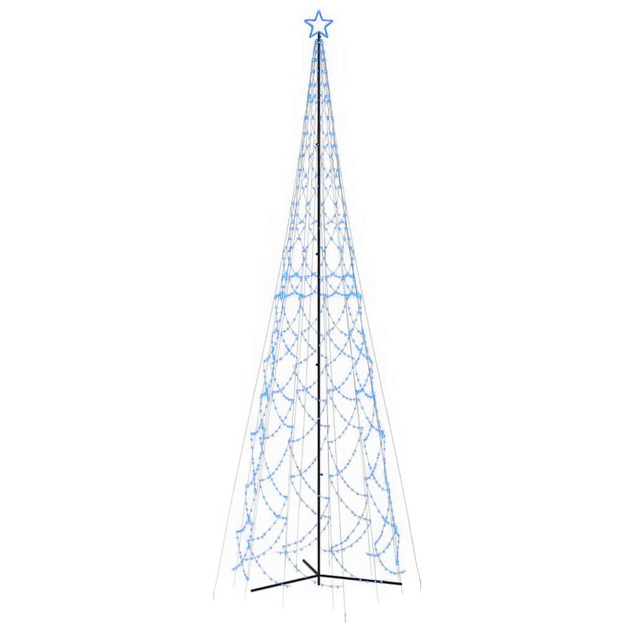 Christmas Cone Tree Blue 3000 LEDs 230x800 cm