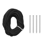 Christmas Cone Tree Blue 3000 LEDs 230x800 cm - Rear View