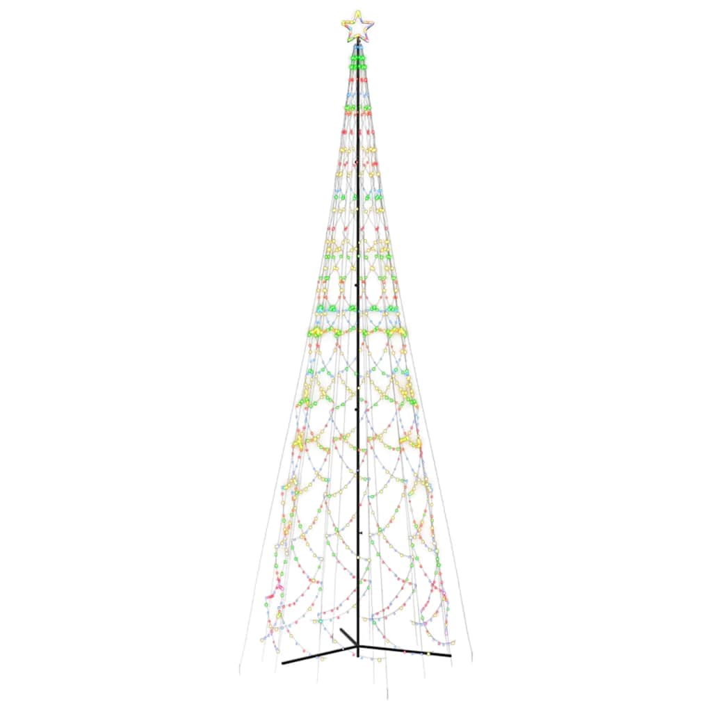 Christmas Cone Tree Colourful 3000 LEDs 230x800 cm