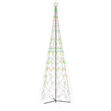 Christmas Cone Tree Colourful 3000 LEDs 230x800 cm - Front View