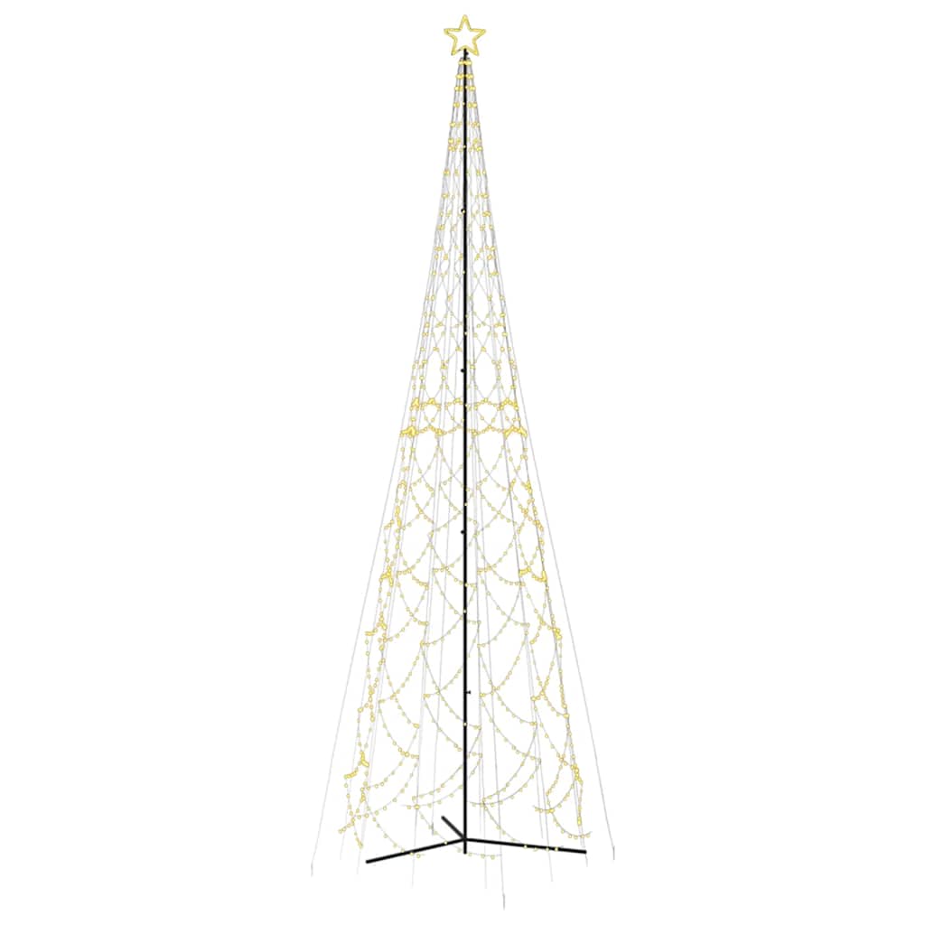 Christmas Cone Tree Warm White 3000 LEDs 230x800 cm