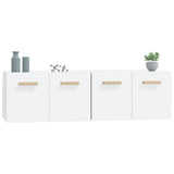 Wall Cabinets 2 pcs High Gloss White 60x36.5x35 cm Engineered Wood - Top-Down View