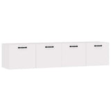 Wall Cabinets 2 pcs High Gloss White 60x 36.5x35 cm Engineered Wood