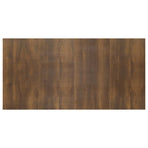 Bed Headboard with Cabinets Brown Oak Engineered Wood
