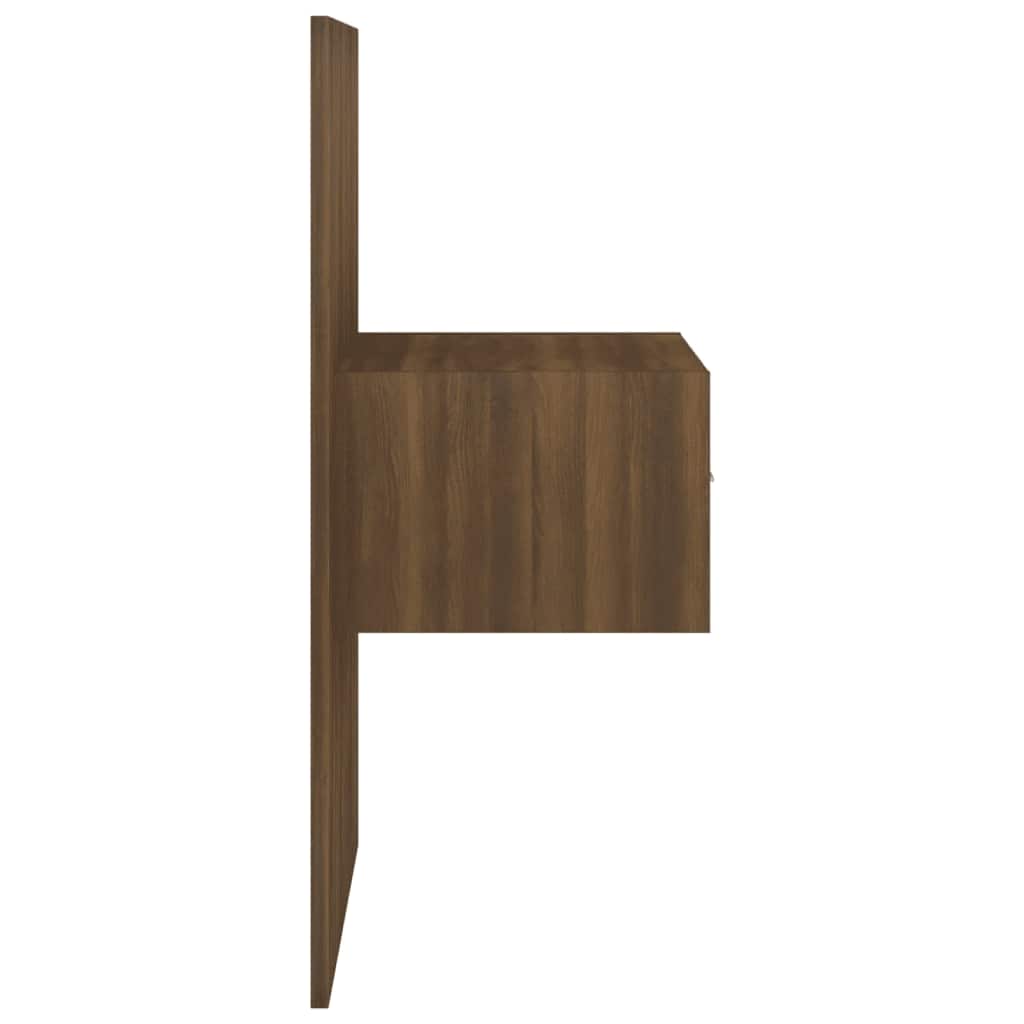 Bed Headboard with Cabinets Brown Oak Engineered Wood