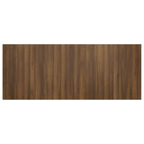 Bed Headboard with Cabinets Brown Oak Engineered Wood