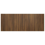 Bed Headboard with Cabinets Brown Oak Engineered Wood