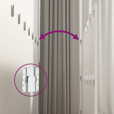Bed Headboard with Cabinets High Gloss White 240 cm Engineered Wood - Low Angle