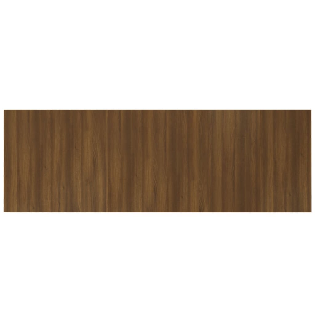 Bed Headboard with Cabinets Brown Oak Engineered Wood