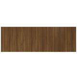 Bed Headboard with Cabinets Brown Oak Engineered Wood