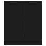Sideboards 2 pcs Black 60x30x70 cm Engineered Wood - Top-Down View