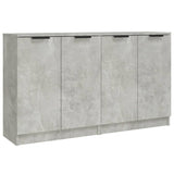 Sideboards 2 pcs Concrete Grey 60x30x70 cm Engineered Wood