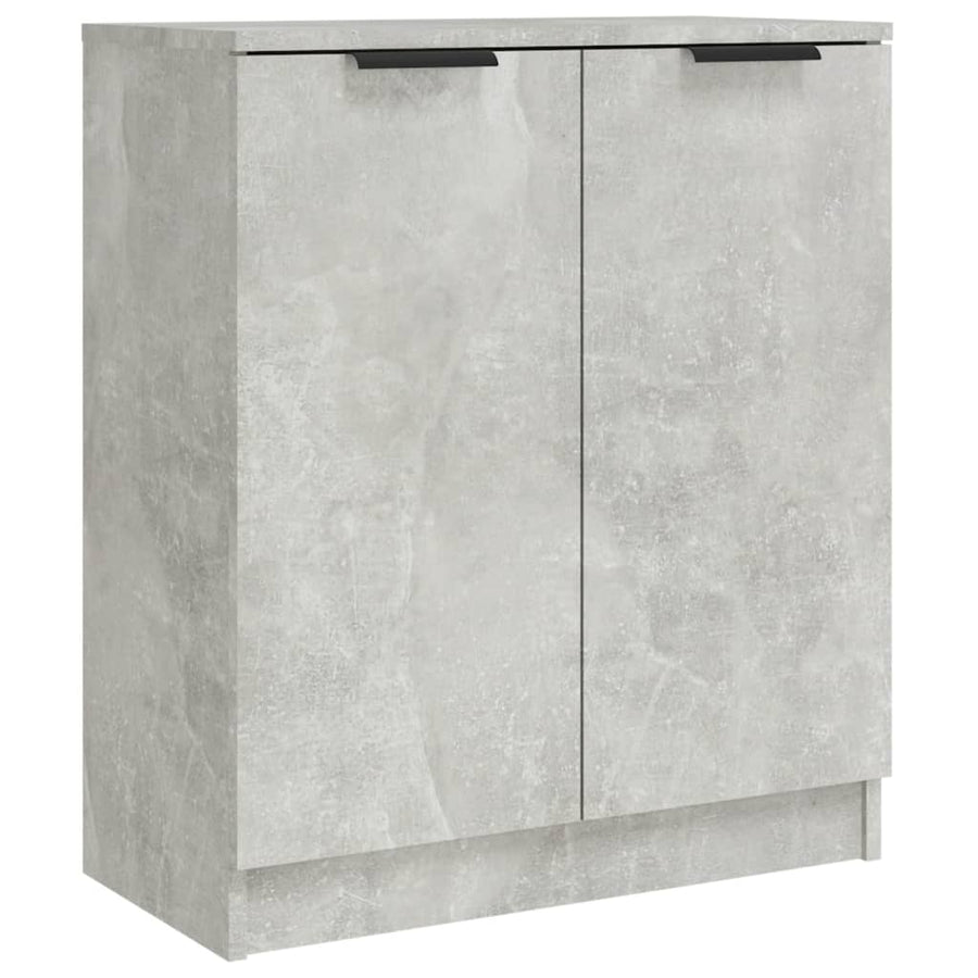 Sideboards 2 pcs Concrete Grey 60x30x70 cm Engineered Wood