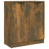 Sideboards 2 pcs Smoked Oak 60x30x70 cm Engineered Wood - Side View