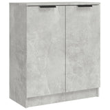3 Piece Sideboards Concrete Grey Engineered Wood - Top-Down View