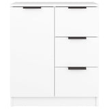 Sideboards 2 pcs White 60x30x70 cm Engineered Wood