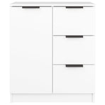 Sideboards 2 pcs White 60x30x70 cm Engineered Wood