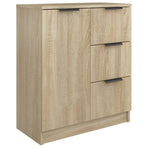 Sideboards 2 pcs Sonoma Oak 60x30x70 cm Engineered Wood