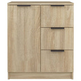 Sideboards 2 pcs Sonoma Oak 60x30x70 cm Engineered Wood