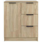 Sideboards 2 pcs Sonoma Oak 60x30x70 cm Engineered Wood