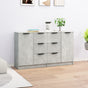 Sideboards 2 pcs Concrete Grey 60x30x70 cm Engineered Wood