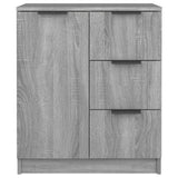 Sideboards 2 pcs Grey Sonoma 60x30x70 cm Engineered Wood