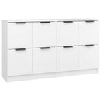 Sideboards 2 pcs White 60x30x70 cm Engineered Wood