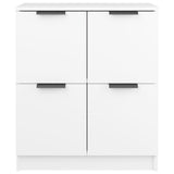 Sideboards 2 pcs White 60x30x70 cm Engineered Wood - Top-Down View