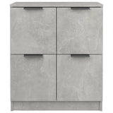 Sideboards 2 pcs Concrete Grey 60x30x70 cm Engineered Wood - Top-Down View