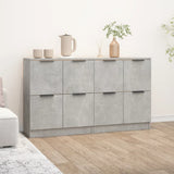 Sideboards 2 pcs Concrete Grey 60x30x70 cm Engineered Wood