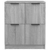 Sideboards 2 pcs Grey Sonoma 60x30x70 cm Engineered Wood