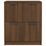 Sideboards 2 pcs Brown Oak 60x30x70 cm Engineered Wood - Top-Down View