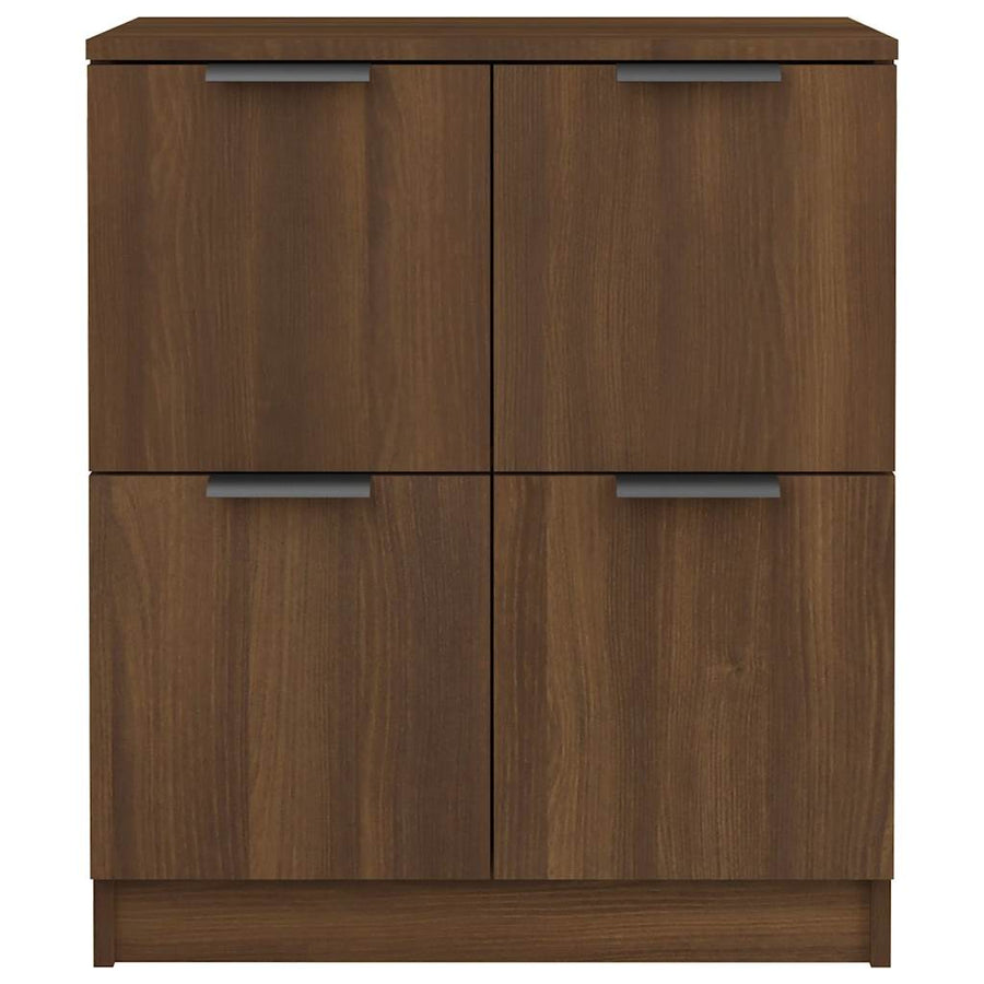 Sideboards 2 pcs Brown Oak 60x30x70 cm Engineered Wood
