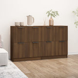 Sideboards 2 pcs Brown Oak 60x30x70 cm Engineered Wood