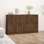 Sideboards 2 pcs Brown Oak 60x30x70 cm Engineered Wood