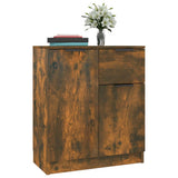 Sideboards 2 pcs Smoked Oak 60x30x70 cm Engineered Wood