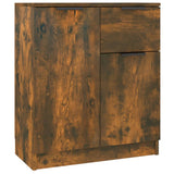Sideboards 2 pcs Smoked Oak 60x30x70 cm Engineered Wood