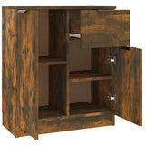 Sideboards 2 pcs Smoked Oak 60x30x70 cm Engineered Wood - Low Angle