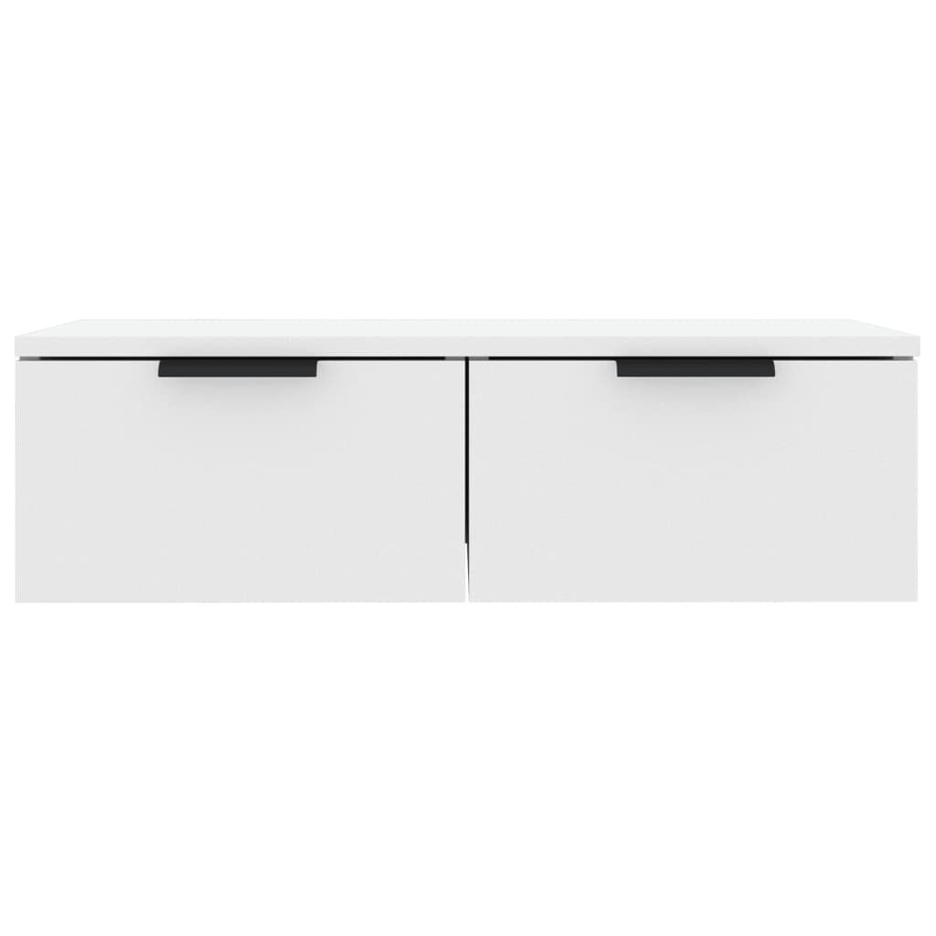 Wall Cabinets 2 pcs White 68x30x20 cm Engineered Wood