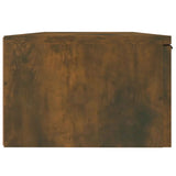 Wall Cabinets 2 pcs Smoked Oak 68x30x20 cm Engineered Wood - Extra Image