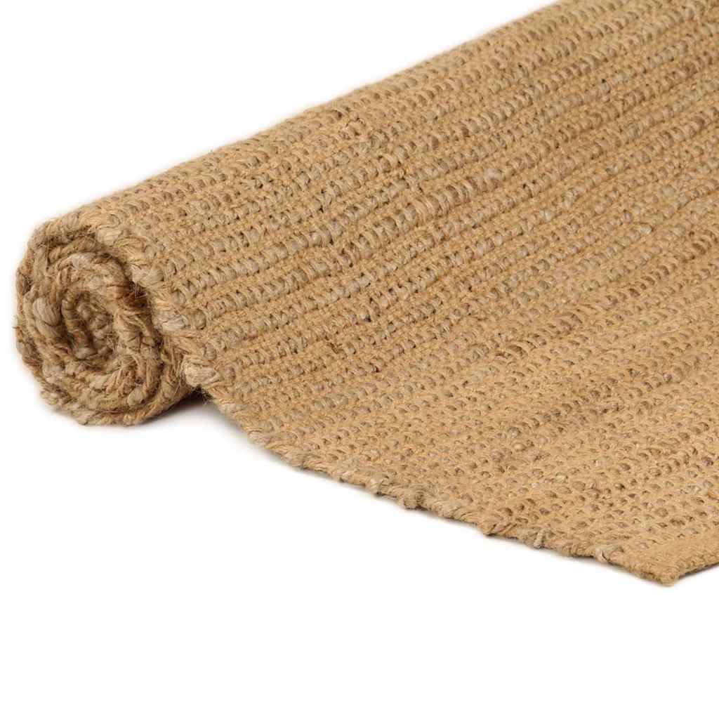 Rug Rectangular Natural 80x160 cm Jute