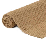 Rug Rectangular Natural 120x180 cm Jute - Top-Down View