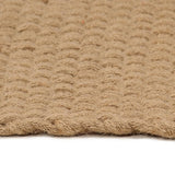 Rug Rectangular Natural 160x230 cm Jute