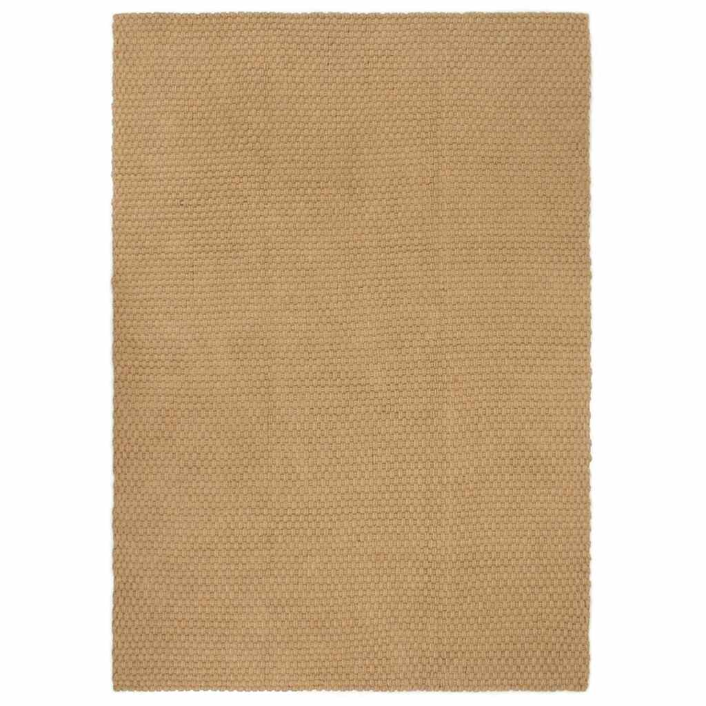 Rug Rectangular Natural 180x250 cm Jute