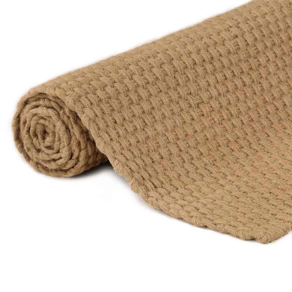 Rug Rectangular Natural 180x250 cm Jute