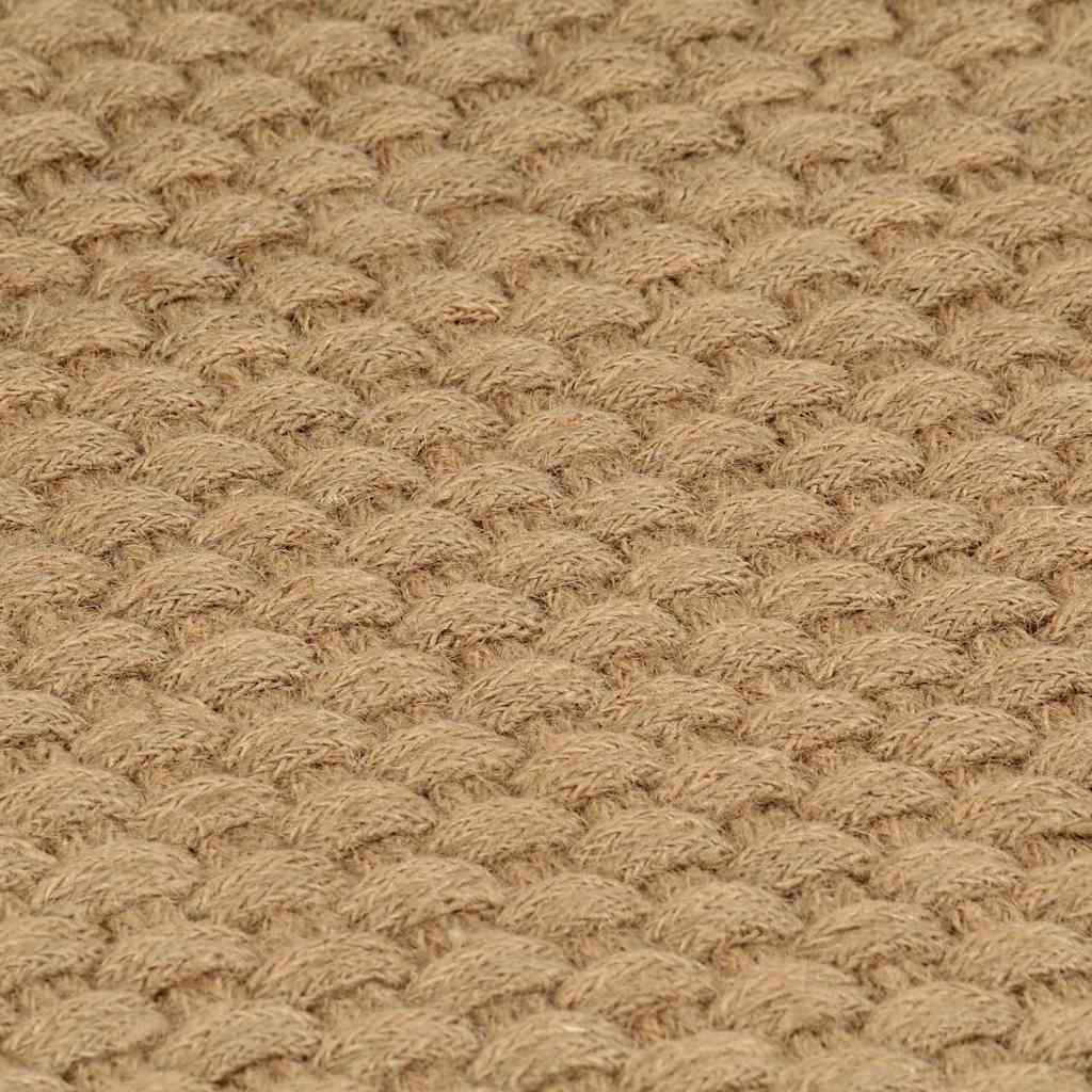 Rug Rectangular Natural 180x250 cm Jute